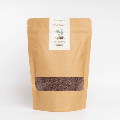 Soulspice Organic Flax Seeds | Nutrient - Dense Superfood for Healthy Living - Organic Cloud - Organic Cloud