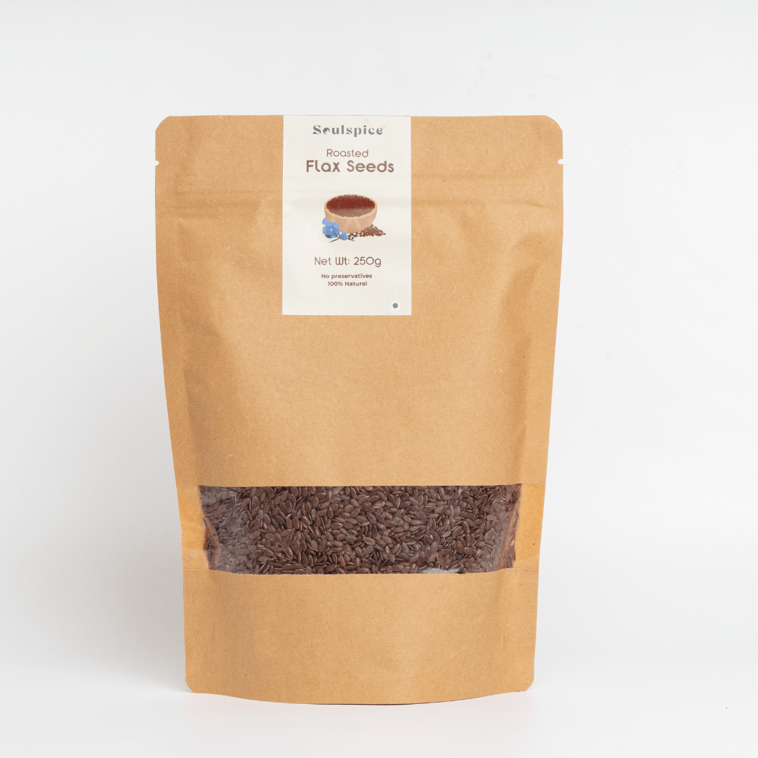 Soulspice Roasted Flax Seeds | Deliciously Nutty & Nutrient - Dense Superfood - Organic Cloud - Organic Cloud